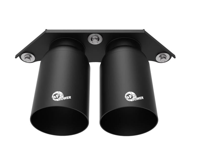 aFe 49C36435-B aFe Power Mach Force Xp 4in 304 SS Bolt-On Exhaust Tips Satin Black 14-19 Porsche 911 GT3 3.8L/4.0L thumbnail 6
