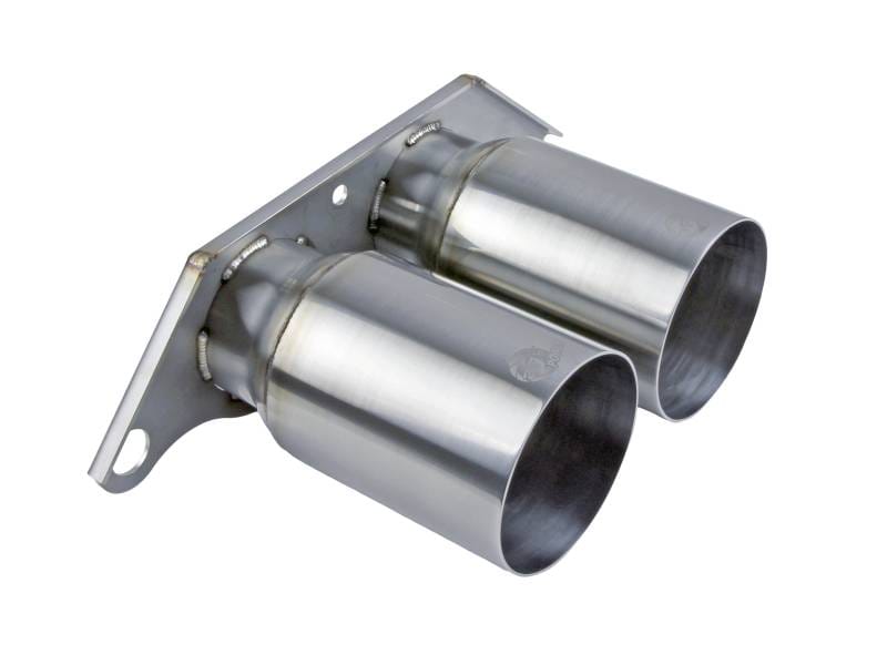 aFe 49C36435-H aFe Power Mach Force Xp 4in 304 SS Bolt-On Exhaust Tips Brushed 14-19 Porsche 911 GT3 3.8L/4.0L thumbnail 3