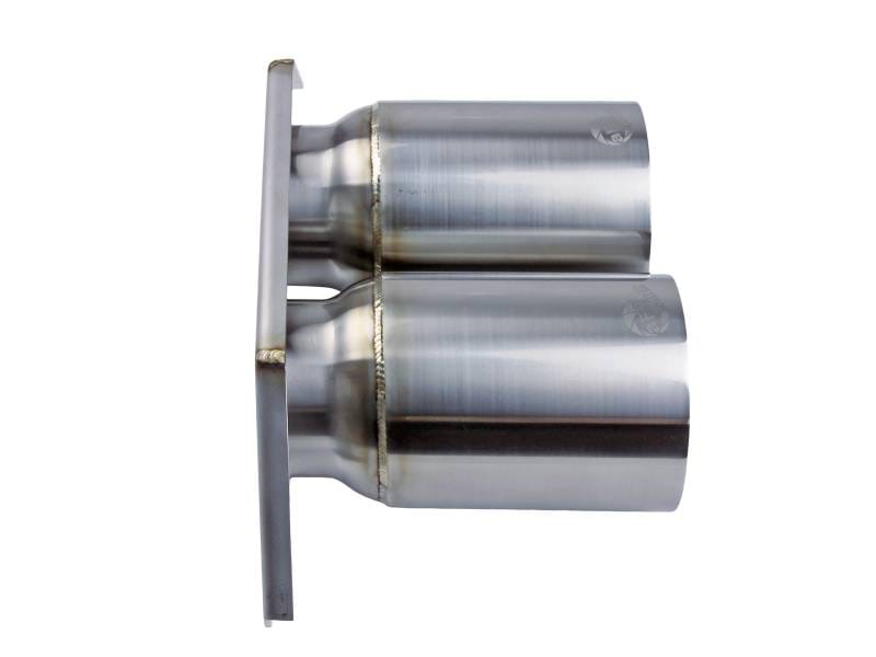 aFe 49C36435-H aFe Power Mach Force Xp 4in 304 SS Bolt-On Exhaust Tips Brushed 14-19 Porsche 911 GT3 3.8L/4.0L thumbnail 4