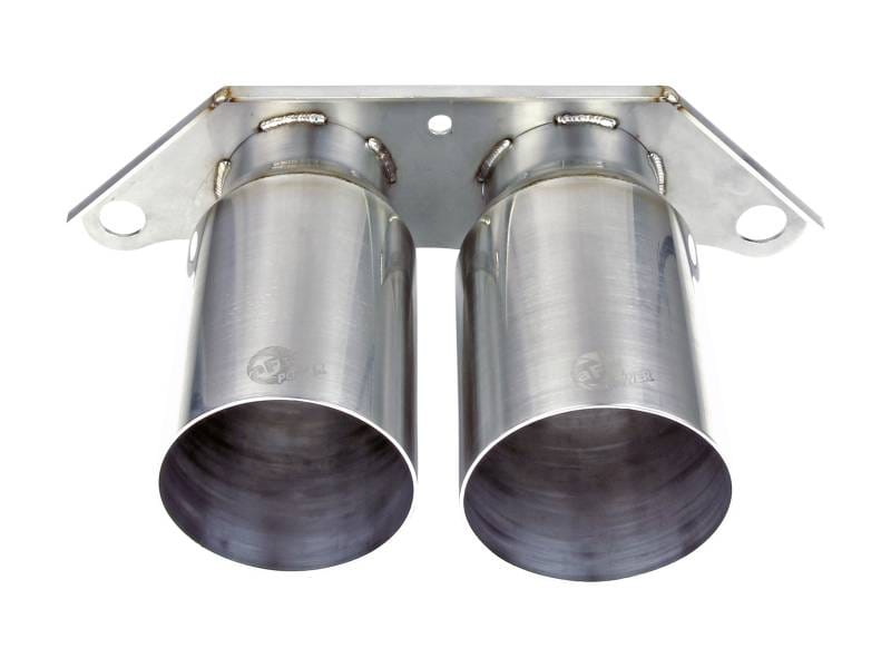 aFe 49C36435-H aFe Power Mach Force Xp 4in 304 SS Bolt-On Exhaust Tips Brushed 14-19 Porsche 911 GT3 3.8L/4.0L thumbnail 5