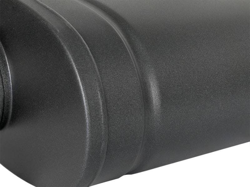 aFe 49M00016-B aFe MACH Force-Xp 409 SS Muffler w/ Black Finish 3in Center/Offset 22in L x 11in x 5in - Oval Body thumbnail 10