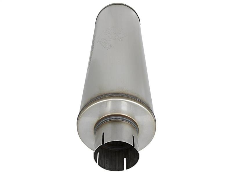 aFe 49M00024 aFe MACH Force-Xp 409 SS Muffler 3-1/2in ID Center/Center x 7in Dia x 24in L - Round Body thumbnail 8