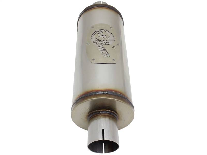 aFe 49M00007 aFe MACH Force-Xp 409 SS Muffler 2-1/2in Center/Center 14in L X 6in Dia - Round Body thumbnail 9
