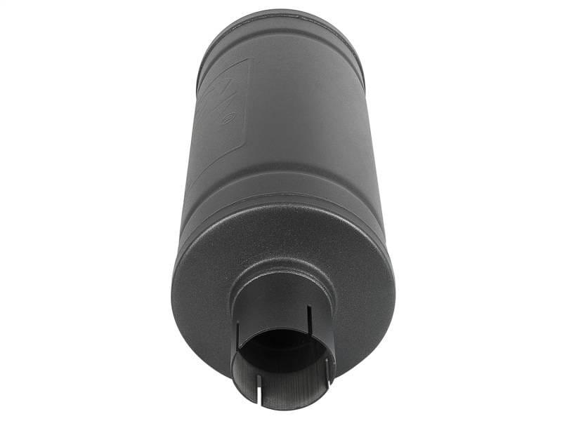 aFe 49M00007-B aFe MACH Force-Xp 409 SS Muffler w/ Black finish 2-1/2in Inlet & Outlet 14in x 16in Diameter thumbnail 6