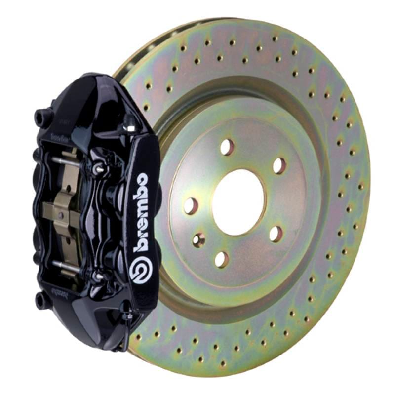 Brembo 1P4.7001A1 Brembo 08-13 C30 Front GT BBK 4 Piston Cast 336 x28 1pc Rotor Drilled-Black thumbnail 2
