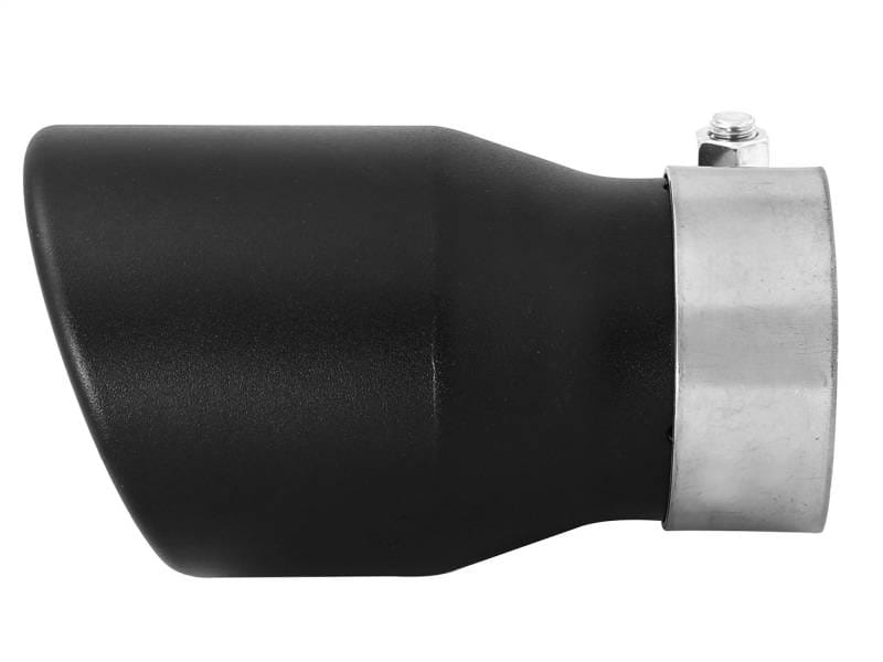 aFe 49T25354-B06 aFe MACH Force-XP 409 SS Single Wall Universal Clamp On Exhaust Tip - Black thumbnail 6