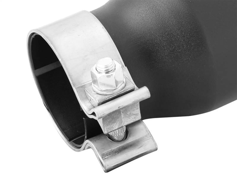 aFe 49T25354-B06 aFe MACH Force-XP 409 SS Single Wall Universal Clamp On Exhaust Tip - Black thumbnail 8