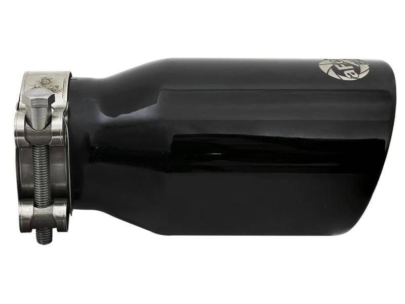 aFe 49T25354-B07 aFe MACH Force-Xp Universal 409 SS Single-Wall Clamp-On Exhaust Tip - Black thumbnail 10