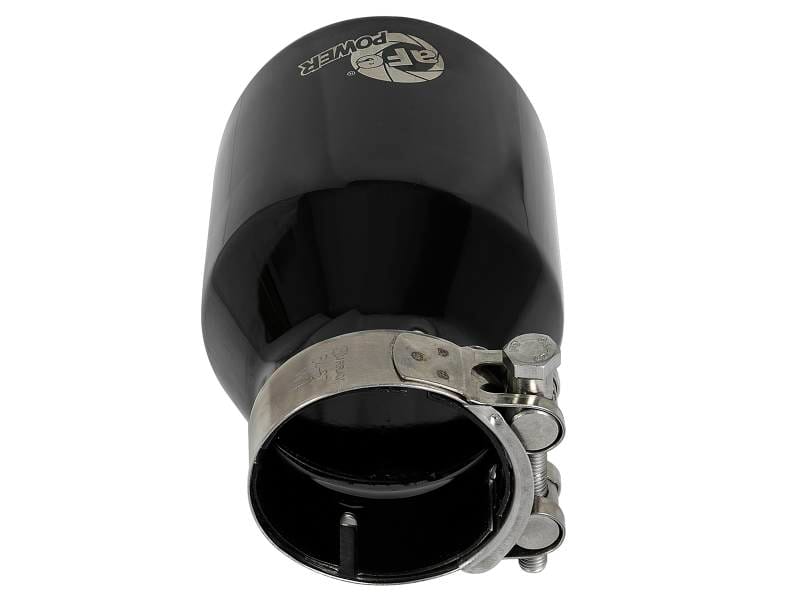 aFe 49T25404-B06 aFe MACH Force-Xp 409 SS Clamp-On Exhaust Tip 2.5in. Inlet / 4in. Outlet / 6in. L - Black thumbnail 10