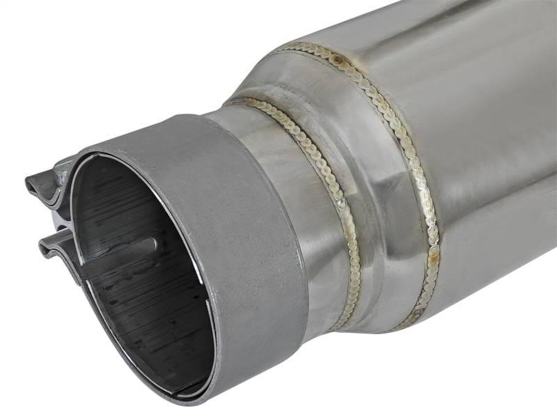 aFe 49M10002 aFe MACH Force-Xp 304 Stainless Steel Resonator 2.5in Inlet/Outlet x 4in Dia x 15in Body x 19in L thumbnail 4