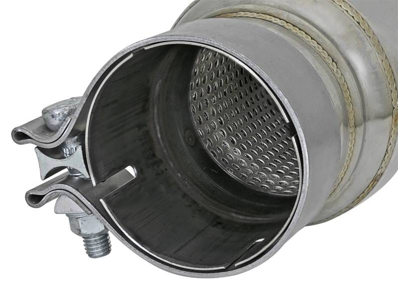 aFe 49M10002 aFe MACH Force-Xp 304 Stainless Steel Resonator 2.5in Inlet/Outlet x 4in Dia x 15in Body x 19in L thumbnail 8