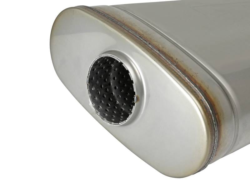 aFe 49M30019 aFe MACH Force XP 304 Stainless Steel Muffler 2.5in Center/Offset 18in L x 9in W x 4in H thumbnail 4