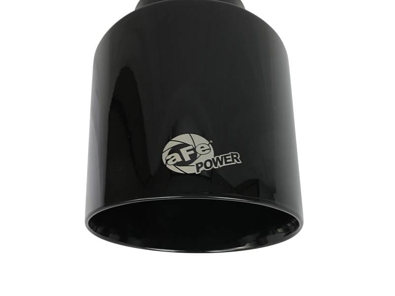 aFe 49T25454-B071 aFe Takeda 409 SS Clamp-On Exhaust Tip 2.5in. Inlet / 4.5in. Outlet / 7in. L - Black thumbnail 4