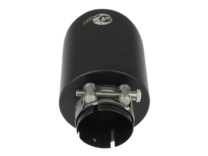 aFe 49T25454-B072 aFe Takeda 304 SS Clamp-On Exhaust Tip 2.5in. Inlet / 4.5in. Outlet / 7in. L - Black thumbnail 4