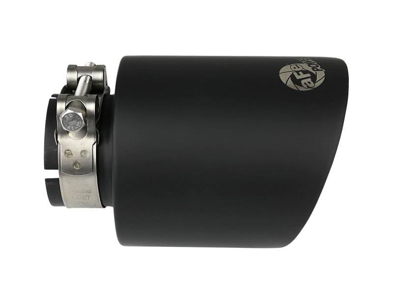 aFe 49T25454-B072 aFe Takeda 304 SS Clamp-On Exhaust Tip 2.5in. Inlet / 4.5in. Outlet / 7in. L - Black thumbnail 8