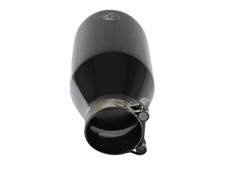 aFe 49T25454-B091 aFe MACH Force-Xp 409 SS Clamp-On Exhaust Tip 2.5in. Inlet / 4.5in. Outlet / 9in. L - Black thumbnail 6
