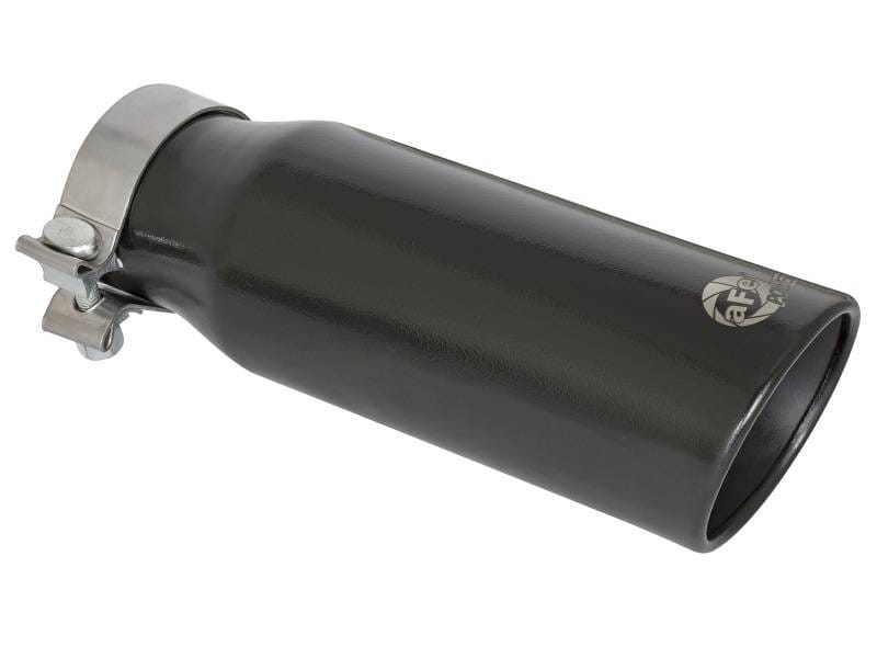 aFe 49T30404-B121 aFe MACH Force-Xp 409 Stainless Steel Clamp-on Exhaust Tip 3in Inlet 4in Outlet - Black thumbnail 4