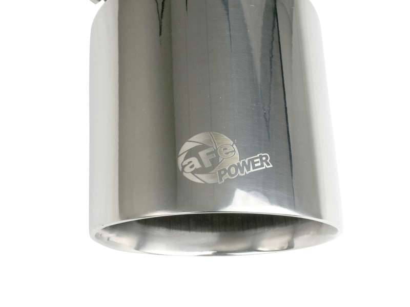 aFe 49T25454-P071 aFe MACH Force-Xp 2-1/2in 304 SS Clamp-On Exhaust Tip 2.5in In / 4.5in Out / 7in.L - Polished thumbnail 6