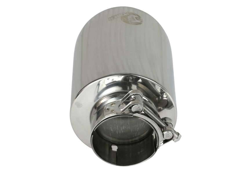 aFe 49T25454-P071 aFe MACH Force-Xp 2-1/2in 304 SS Clamp-On Exhaust Tip 2.5in In / 4.5in Out / 7in.L - Polished thumbnail 10