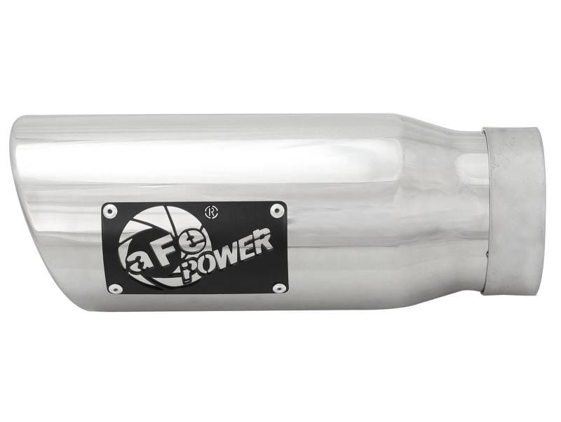 aFe 49T35456-P12 aFe MACHForce-XP 304 Stainless Steel Polished Exhaust Tip 3.5in x 4.5in Out x 12in L Clamp-On thumbnail 8