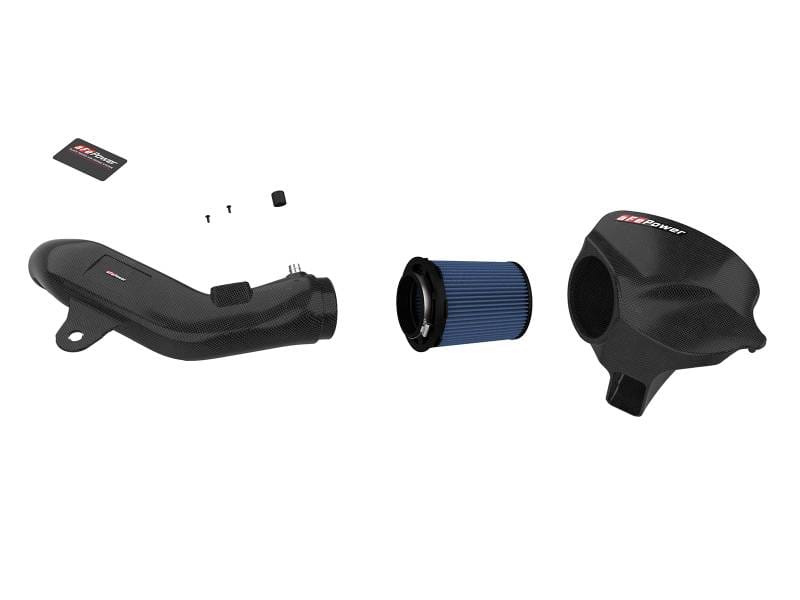 aFe 58-10004R aFe Black Series Carbon Fiber CAIS w/Pro 5R Filter 16-18 BMW M2 (F87) L6-3.0L thumbnail 8
