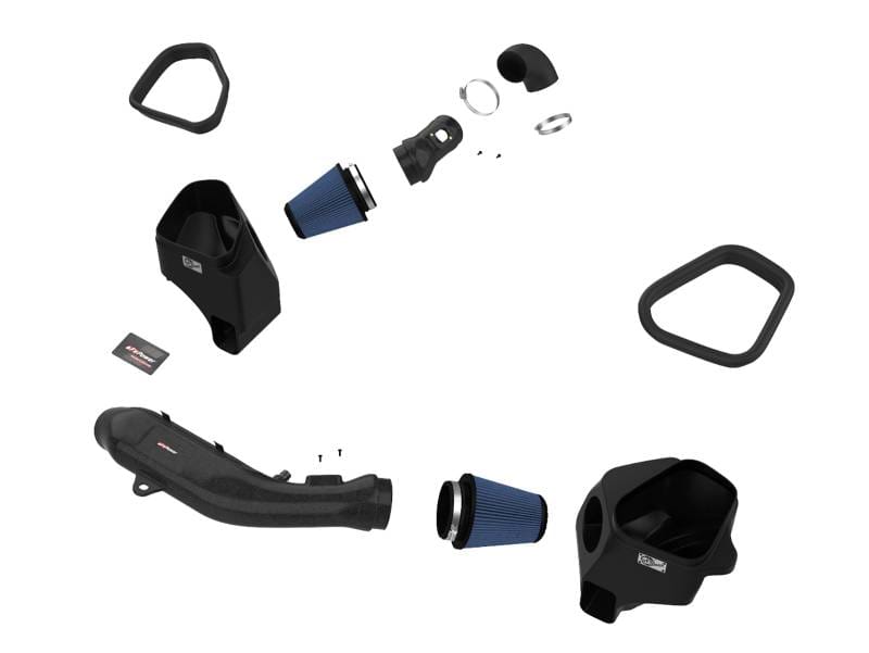 aFe 57-10006R aFe Track Series Stg 2 Carbon Fiber Intake w/Pro 5R Media 15-20 BMW M3/M4(F80/82/83) L6-3.0L(tt) S55 thumbnail 5