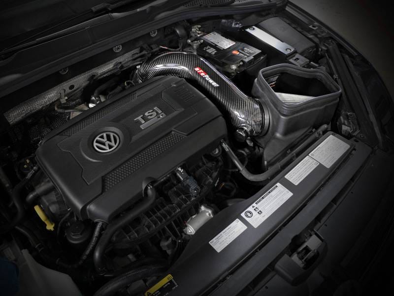 aFe 57-10016D aFe 15-19 VW Golf R (MKVII) L4-2.0L (t) Track Series Carbon Fiber Intake System w/ Pro DRY S Filter thumbnail 4