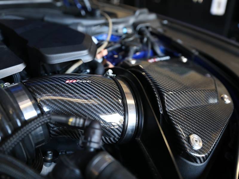 aFe 58-10005R aFe Momentum Black Series Carbon Fiber Pro 5R Air Intake System BMW M5 (F90) 18-19 thumbnail 4
