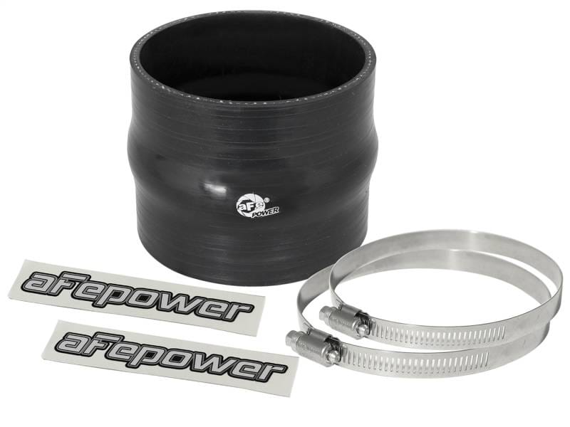 aFe 59-00045 aFe Magnum FORCE Silicone Replacement Coupling Kit 3.5in ID x 3in Length Straight Coupler w/ Hump thumbnail 2