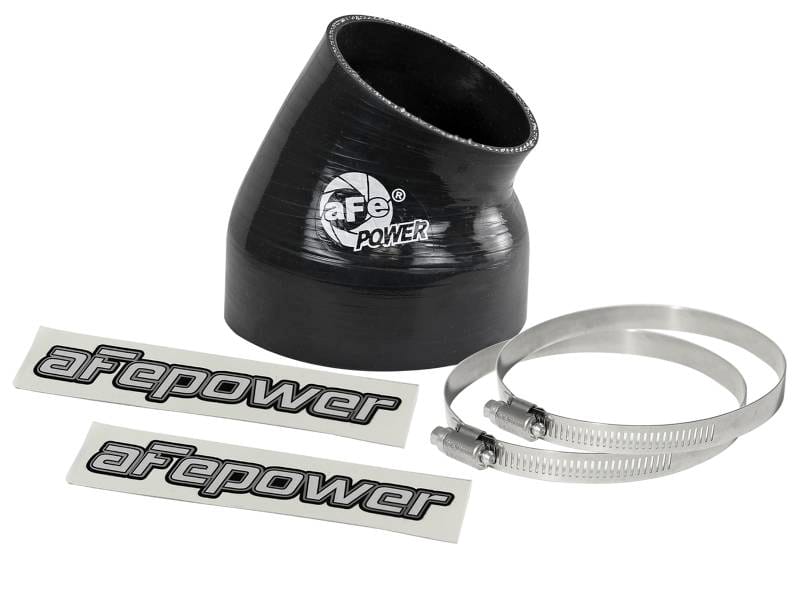 aFe 59-00097 aFe Magnum FORCE Silicone Replacement Coupling Kit 4in ID x 30 Deg. Elbow Coupler - Black thumbnail 2