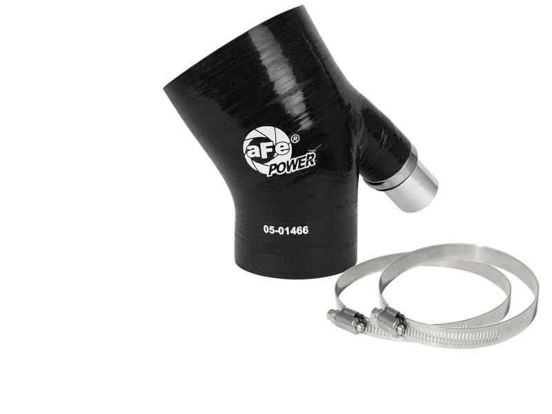 aFe 59-00107 aFe MagnumFORCE Coupling Kit 3in ID x 2/14in x 35deg Elbow Reducing Coupler w. Vent - Black thumbnail 2