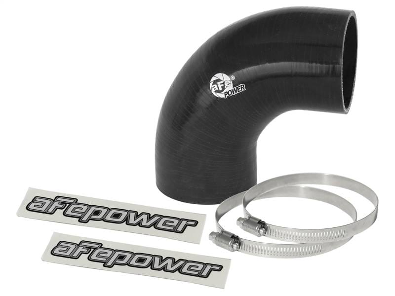 aFe 59-00059 aFe Magnum FORCE CAI Univ. Silicone Coupling Kit (2.75in. ID / 3in. L) 90 Deg. Elbow Coupler - Black thumbnail 2