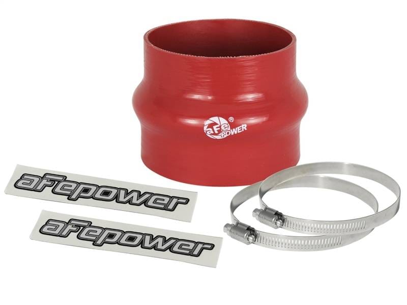 aFe 59-00061 aFe Magnum FORCE CAI Univ. Silicone Coupling Kit (3.75in. ID to 3.5in. ID) Straight Reducer - Red thumbnail 2