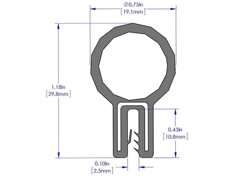 aFe 59-10092 aFe MagnumFORCE Spare Parts Trim Seal Kit (1/16IN X 3/4IN) x 36IN L thumbnail 6