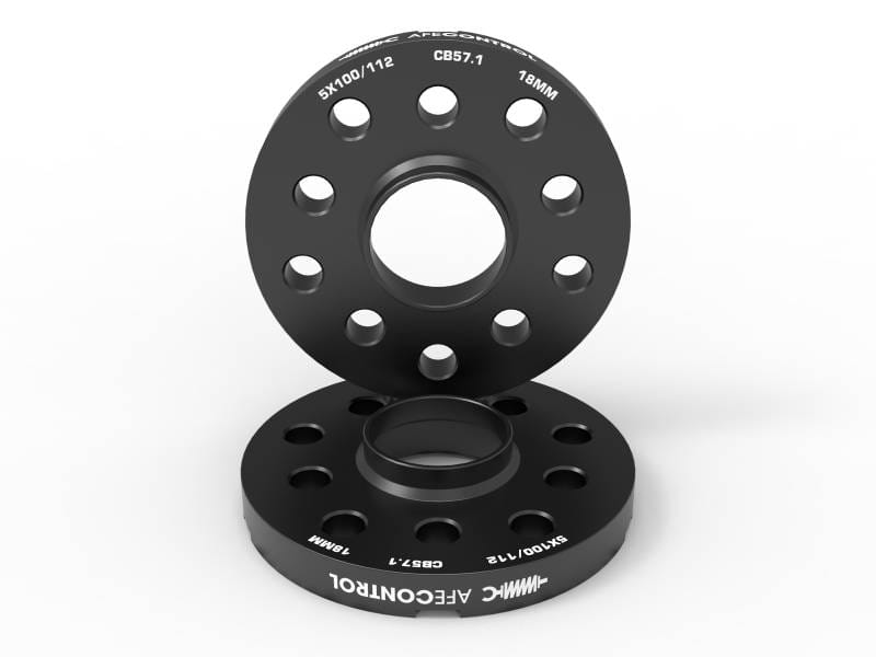 aFe 610-611003-B aFe CONTROL Billet Aluminum Wheel Spacers 5x100/112 CB57.1 18mm - Volkswagen/Audi thumbnail 2