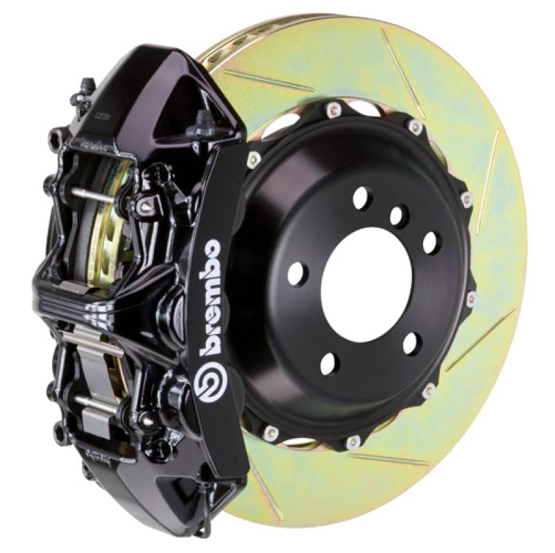 Brembo 2B2.9002A1 Brembo 08-09 H2 Rear GT BBK 4 Piston Cast 2pc 380x32 2pc Rotor Slotted Type-1-Black thumbnail 2