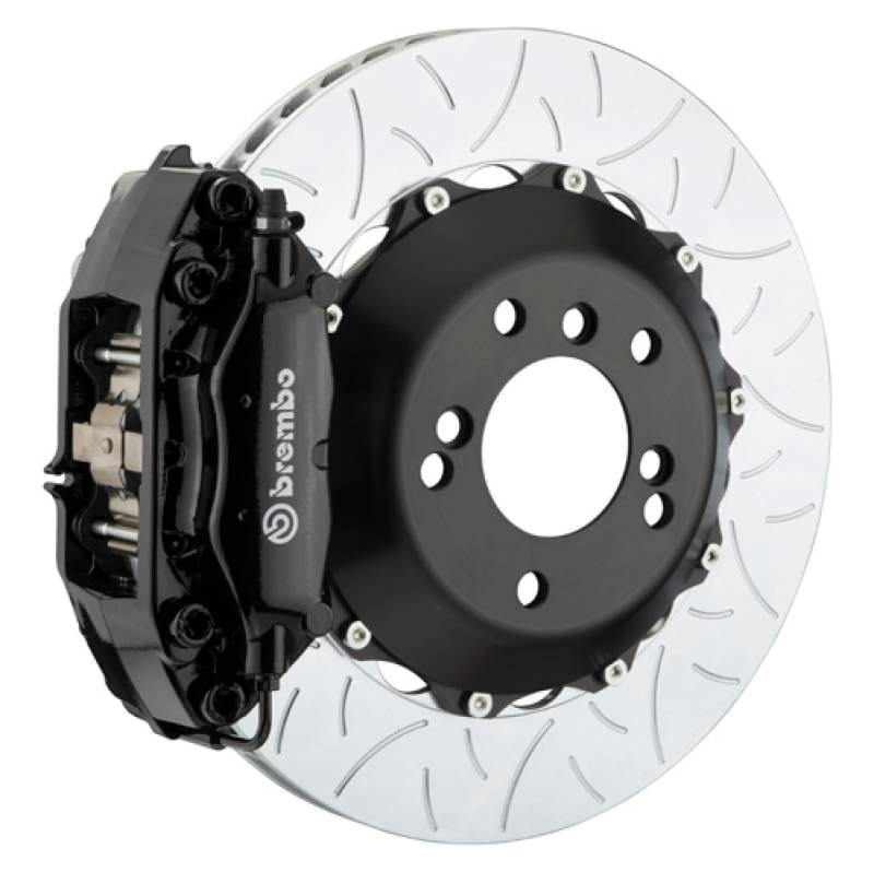 Brembo 2C3.8007A1 Brembo 99-04 996 Rear GT BBK 4 Piston Cast 2pc 345x28 2pc Rotor Slotted Type3-Black thumbnail 2