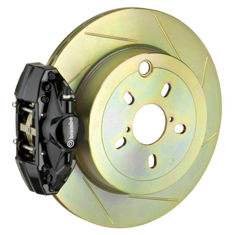 Brembo 2E5.4002A1 Brembo 99-05 323i (Excl. xDrive) Rear GT BBK 2 Piston Cast 2pc 294x19 1pc Rotor Slotted Type1-Black thumbnail 2