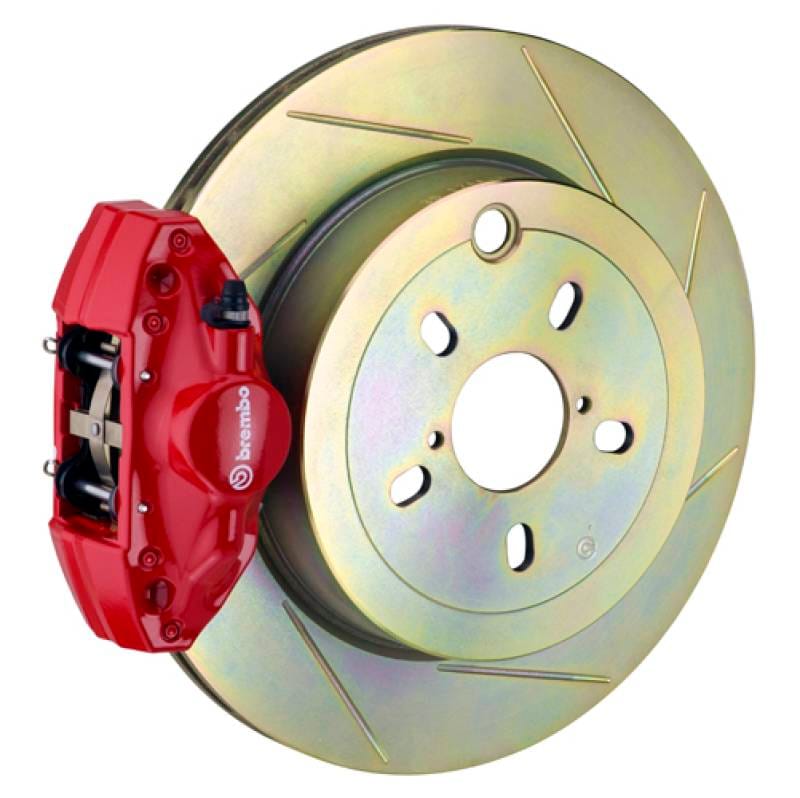Brembo 2E5.4002A2 Brembo 99-05 323i/325i (Excl. xDrive) Rr GT BBK 2 Pist Cast 2pc 294x19 1pc Rotor Slotted Type1-Red thumbnail 2