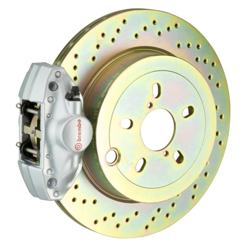 Brembo 2E4.4002A3 Brembo 99-05 323i/325i/328i (Excl. xDrive) Rr GT BBK 2Pist Cast 2pc 294x19 1pc Rotor Drilled-Silver thumbnail 2