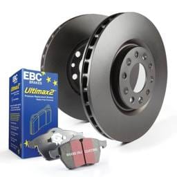 EBC Brakes S20K1765 Stage 20 Kits Ultimax2 and RK Rotors Front+Rear