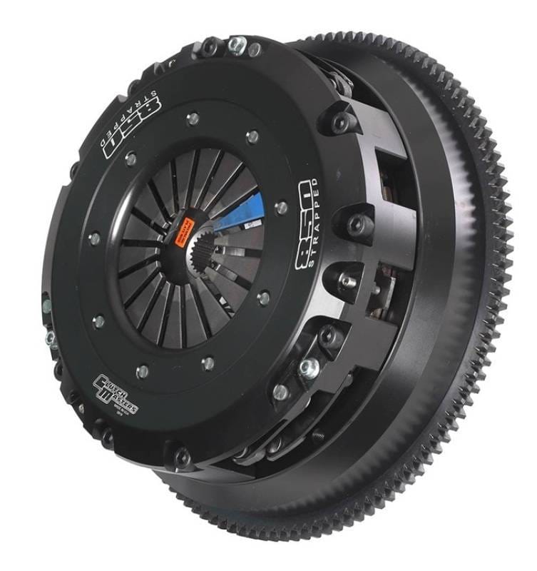 Clutch Masters 02060-TDFR-SHV Clutch Masters 10-17 Audi S4 3.0L B8 FX850 Strapped Twin Disc Clutch Kit w/Steel Flywheel thumbnail 2