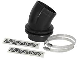 aFe 59-00050 aFe Magnum FORCE Silicone Coupling Kit 3-1/2in ID x 30 Deg. Bellows Elbow - Black