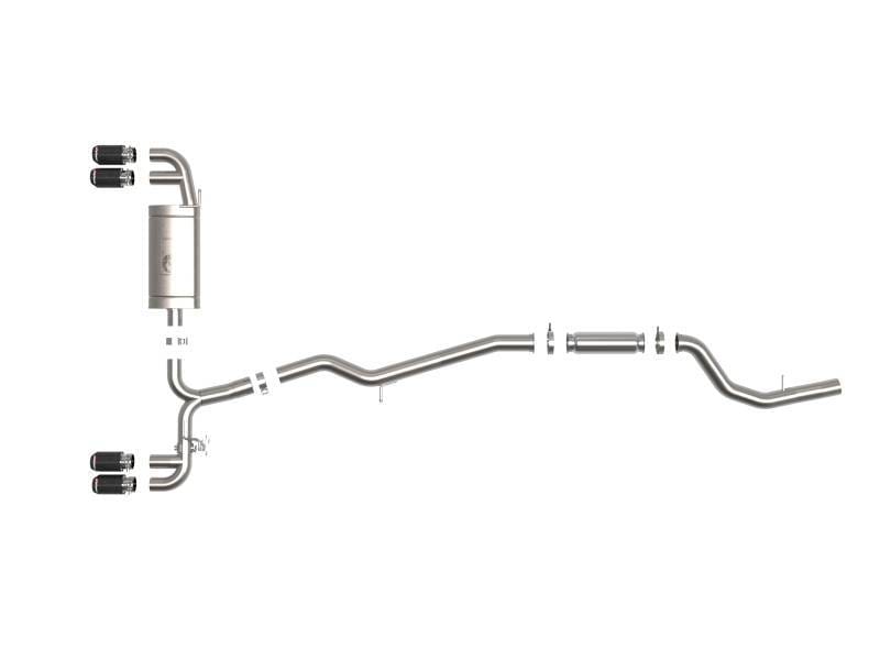 aFe 49-36352-C aFe 19-24 BMW Z4 M40i (G29) B58 Turbo MACH Force-Xp 3in to 2-1/2in SS CB Exhaust System - Carbon thumbnail 11