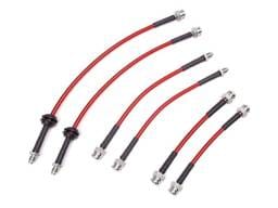 Neu-F Stainless Steel DOT Brake Lines 2012-up Fiat 500, Abarth, Turbo, Sport - H.FIA.6.500.XXX