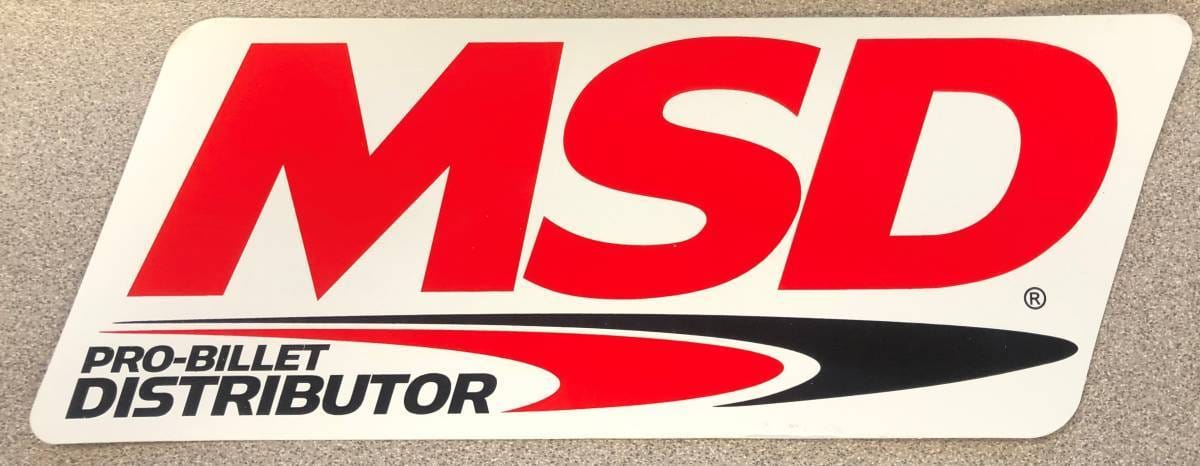 BCCX 9309 MSD Decal Pro-Billet Distributor