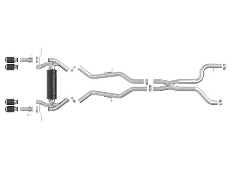 aFe 49-36353-C aFe 23-25 BMW M2 L6-3.0L (G87) MACH Force-Xp Cat-Back Exhaust w/ Carbon Fiber Tip thumbnail 3