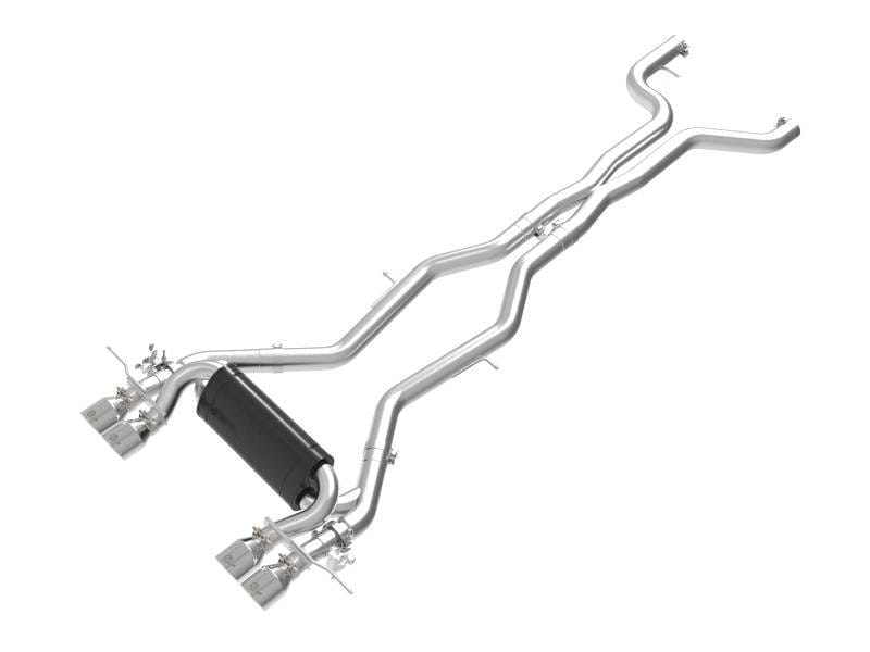 aFe 49-36353-P aFe 23-25 BMW M2 L6-3.0L (G87) MACH Force-Xp Cat-Back Exhaust w/ Polished Tip