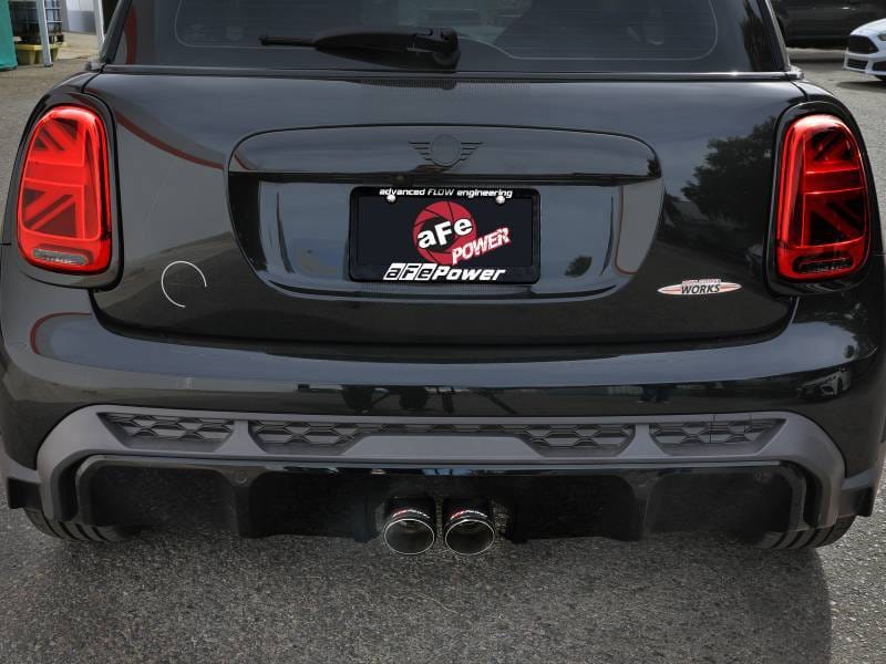 aFe 49-36354-C aFe 14-24 Mini Cooper S MACH Force-Xp 3in to 2-1/2in 304SS Cat-Back Exhaust w/ Carbon Fiber Tip thumbnail 7