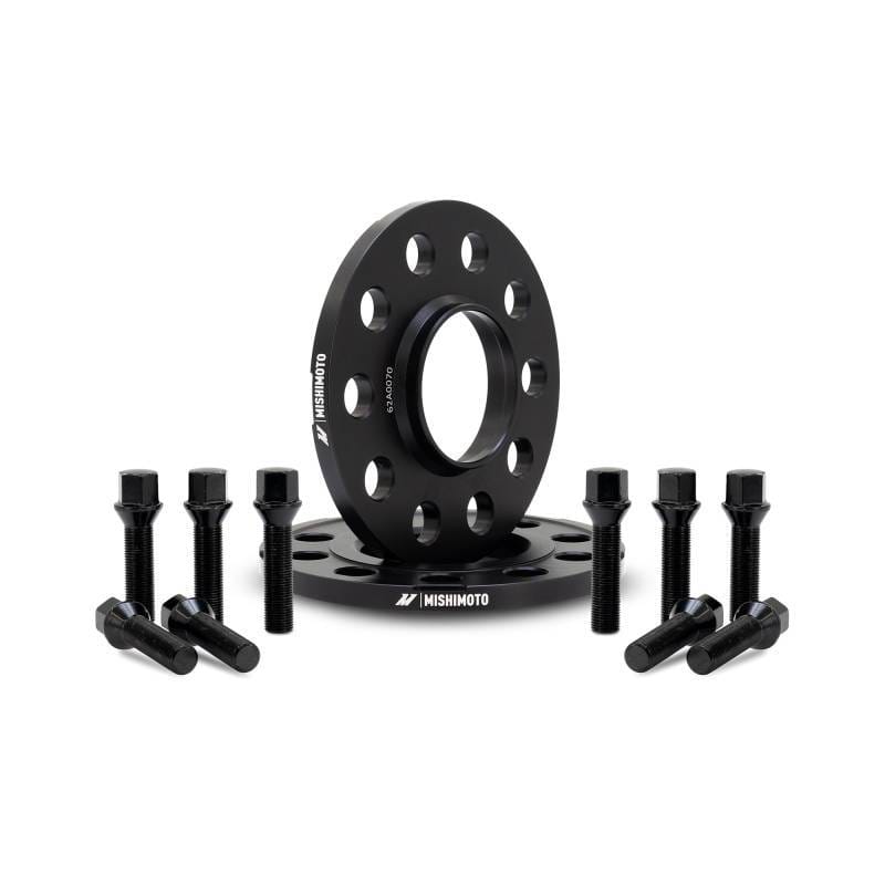 Mishimoto MMWS-014-100BK Mishimoto Wheel Spacers - 5x120 - 72.6 - 10 - M14 - Black - Fits select 2009-2021 BMW models